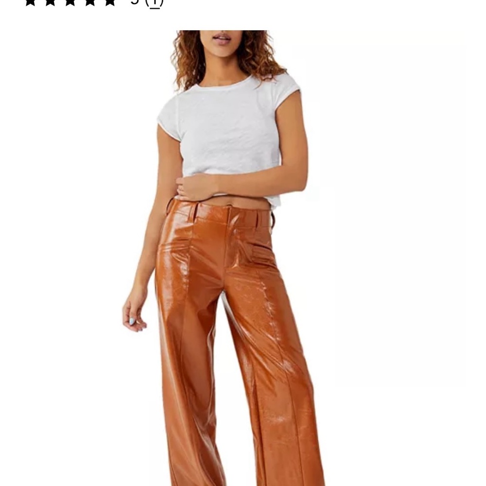 Free People Cognac Leather Pants
NWT
